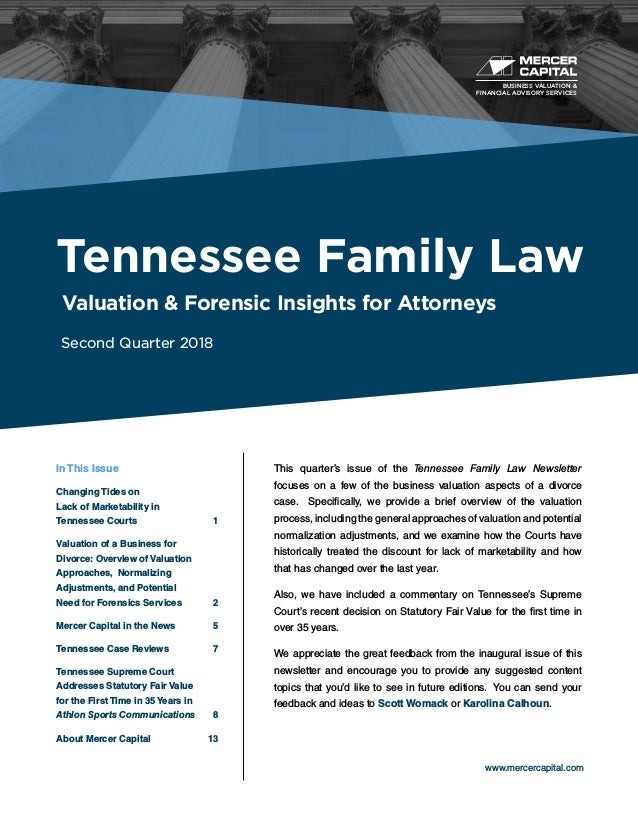 pension valuation for divorce in tennessee